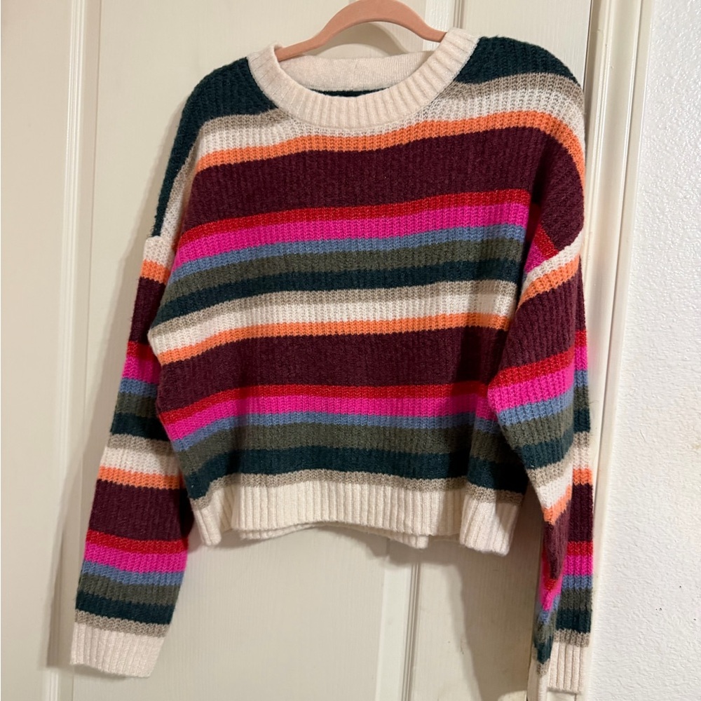 American Eagle Outfitters Colorful Striped Sweater